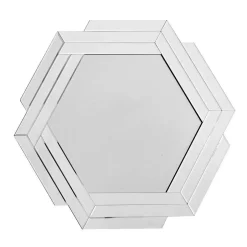 Wohnen Sechseckiger Design Spiegel für Wandmontage - Gionta