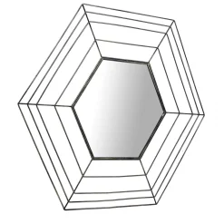 Sechseckiger Spiegel im Spinnweben Design - Vivenda^Wohnen Discount