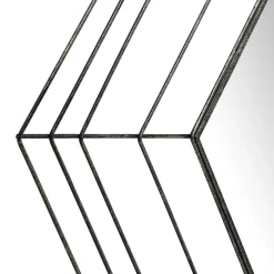 Sechseckiger Spiegel im Spinnweben Design - Vivenda^Wohnen Discount