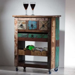 Wohnen Servierwagen Jamaica im Vintage Design