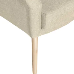 Wohnen Sessel in Beige und Buche Natur - Vareika