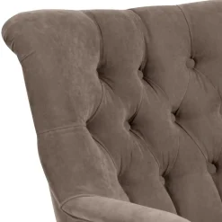 Sessel in Beigegrau und Buche - Celavio^Wohnen Best