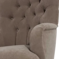 Sessel in Beigegrau und Buche - Celavio^Wohnen Best