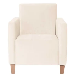 Sessel in Cremeweiß Samtvelours - Roger^Wohnen Clearance