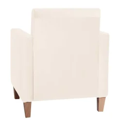 Sessel in Cremeweiß Samtvelours - Roger^Wohnen Clearance