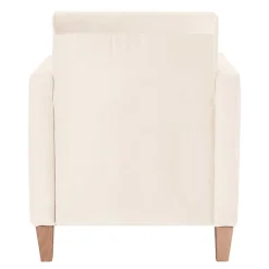 Sessel in Cremeweiß Samtvelours - Roger^Wohnen Clearance