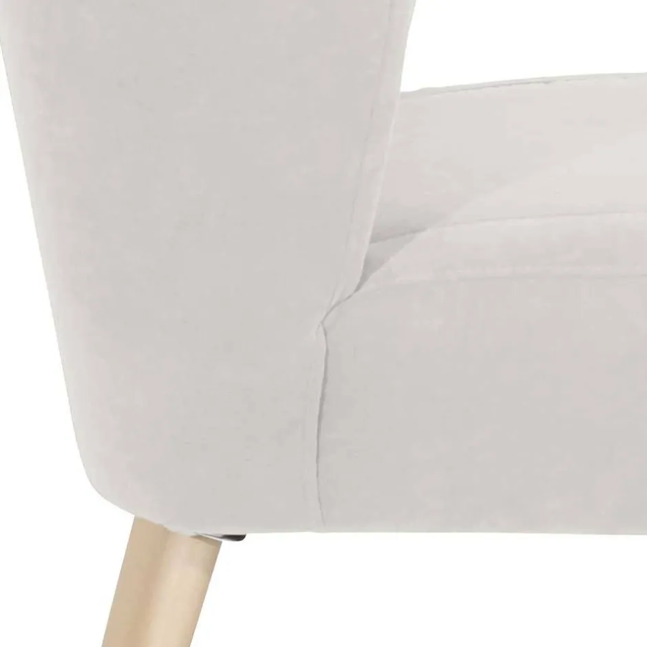 Sessel in Cremeweiß und Buche - Liane^Wohnen