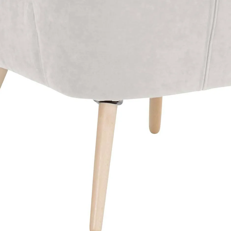 Sessel in Cremeweiß und Buche - Liane^Wohnen