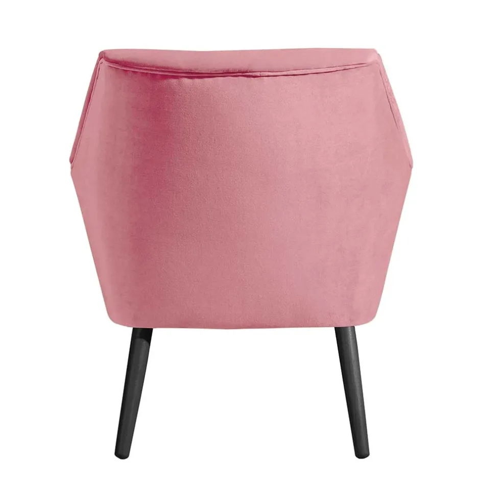 Sessel in Rosa und Schwarz - Lanaca^Wohnen Clearance