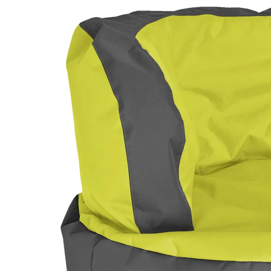 Kinder Wohnen Sessel Sitzsack Mapsy in Grün Grau