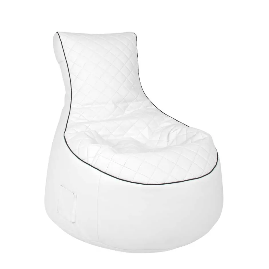Kinder Wohnen Sessel Sitzsack Mars in Weiß