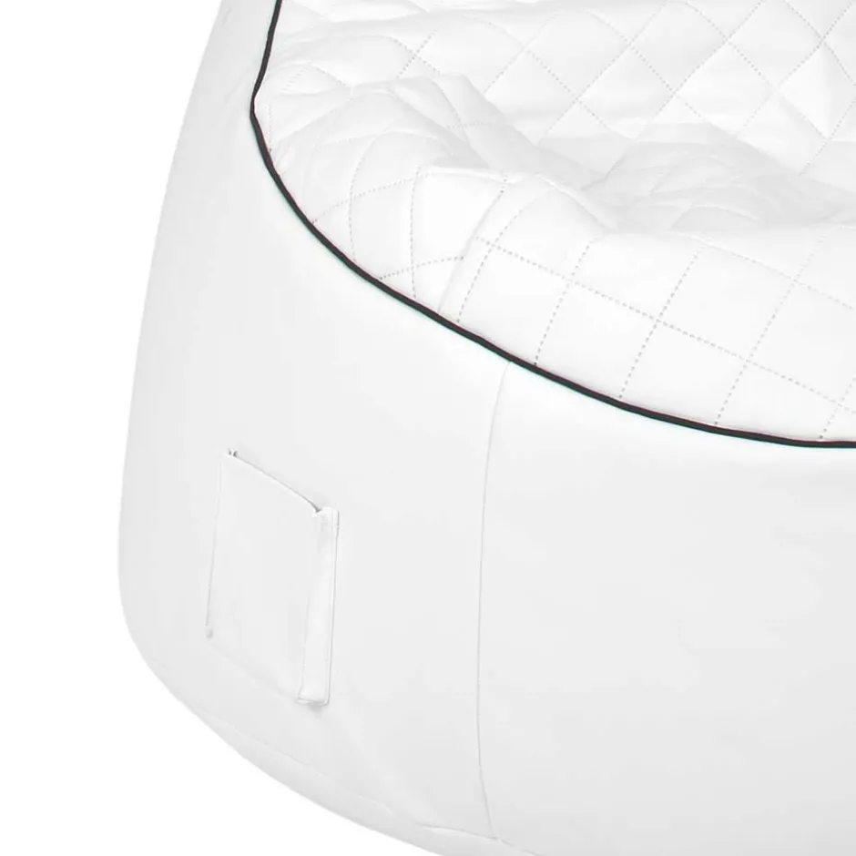 Kinder Wohnen Sessel Sitzsack Mars in Weiß