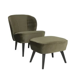 Wohnen Sessel Vontada in Dunkelgrün