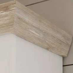 Wohnen Set Badmöbel im Landhaus Look - Doules (fünfteilig)