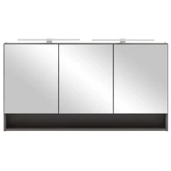 Wohnen Set Badmöbel mit Doppel-Waschtisch - Breznia (dreiteilig)