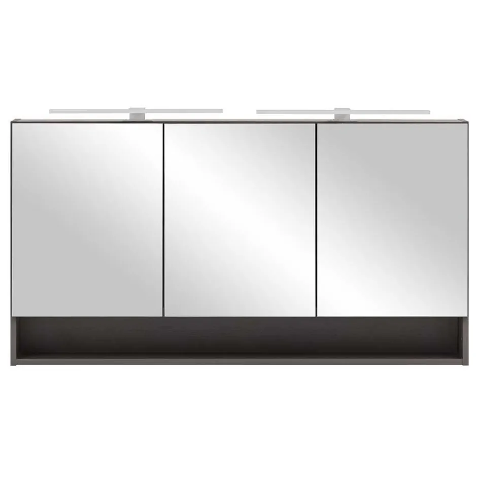 Wohnen Set Badmöbel mit Doppel-Waschtisch - Breznia (dreiteilig)