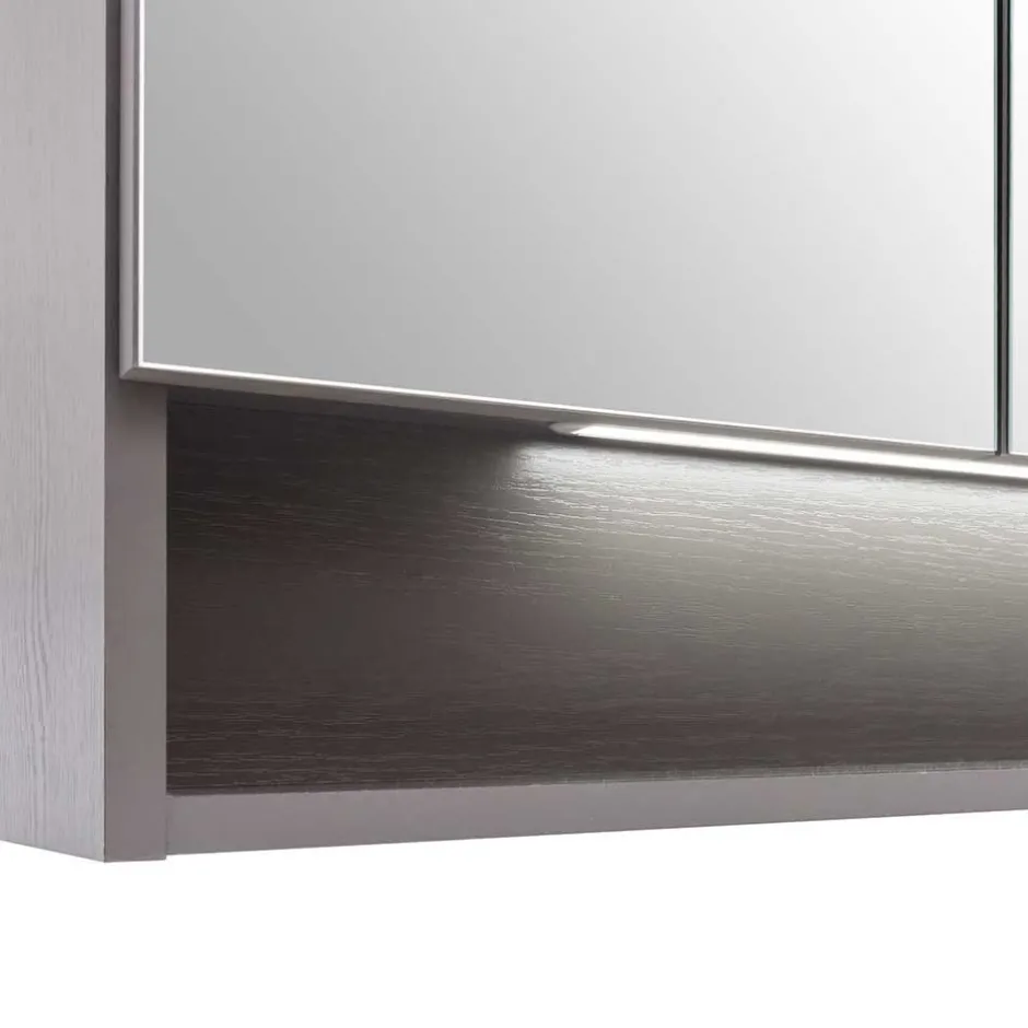 Wohnen Set Badmöbel mit Doppel-Waschtisch - Breznia (dreiteilig)