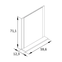 Wohnen Set Dielenmöbel in Graugrün - Velmarun (vierteilig)