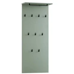 Wohnen Set Dielenmöbel in Graugrün - Velmarun (vierteilig)