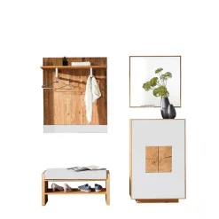 Wohnen Set Flur Designmöbel zweifarbig - Mandrey (vierteilig)