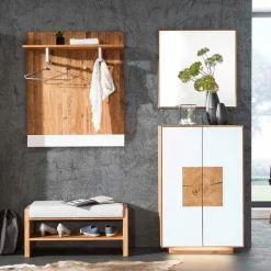 Wohnen Set Flur Designmöbel zweifarbig - Mandrey (vierteilig)