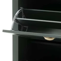 Wohnen Set Flur Einrichtung in Dunkelgrün - Niestov (fünfteilig)