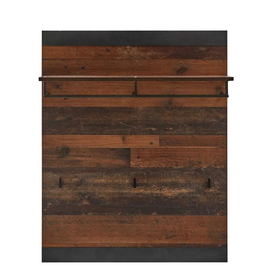 Wohnen Set Flurmöbel in Holz Antik - Timuras (vierteilig)