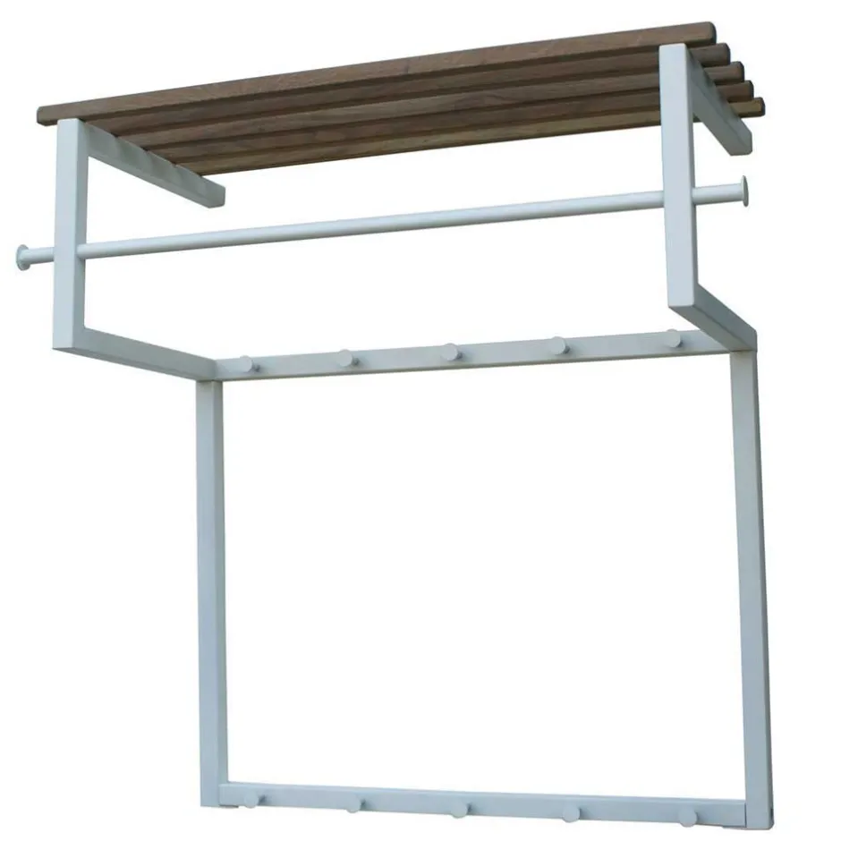 Wohnen Set Flurmöbel in Weiß & Eiche - Duvinia (zweiteilig)