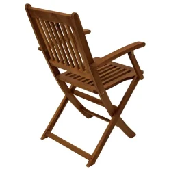 Wohnen Set Garten Klappstuhl aus Holz - Tarina (2er Set)