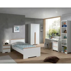 Set Jugendmöbel in Weiß - Eldrus (sechsteilig)^Wohnen Discount