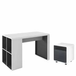 Set Schreibtisch & Rollcontainer - Chrysa (zweiteilig)^Wohnen Hot