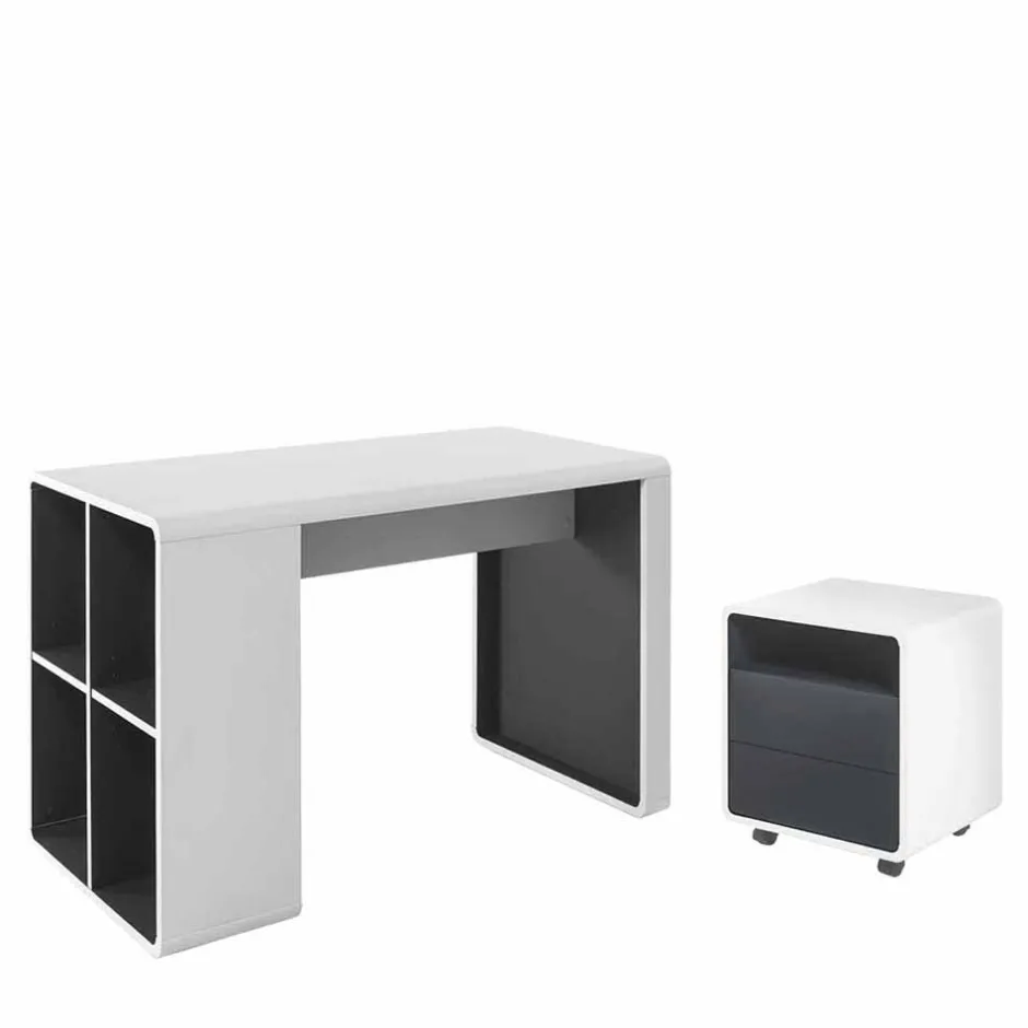 Set Schreibtisch & Rollcontainer - Chrysa (zweiteilig)^Wohnen Hot