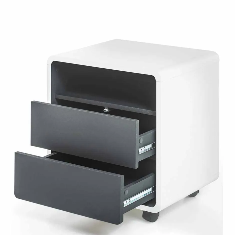 Set Schreibtisch & Rollcontainer - Chrysa (zweiteilig)^Wohnen Hot