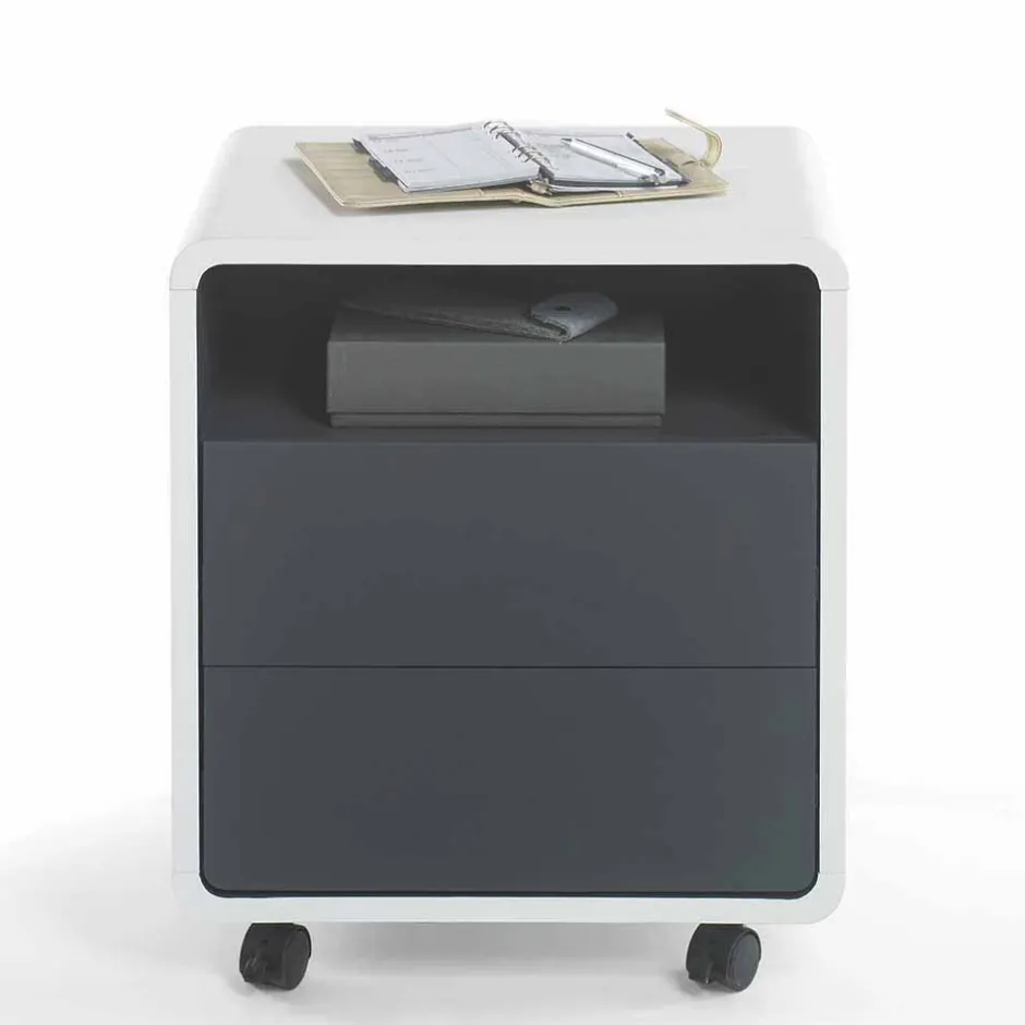 Set Schreibtisch & Rollcontainer - Chrysa (zweiteilig)^Wohnen Hot