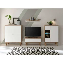 Set Skandi Möbel fürs Wohnzimmer - Cablos (vierteilig)^Wohnen Sale