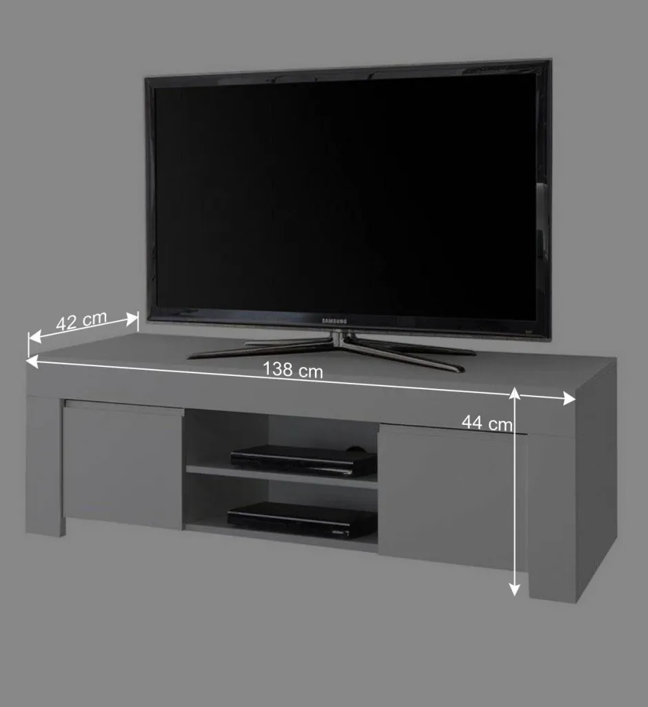 Wohnen Set TV Lowboard & Regal & Sideboard - Mikes (dreiteilig)