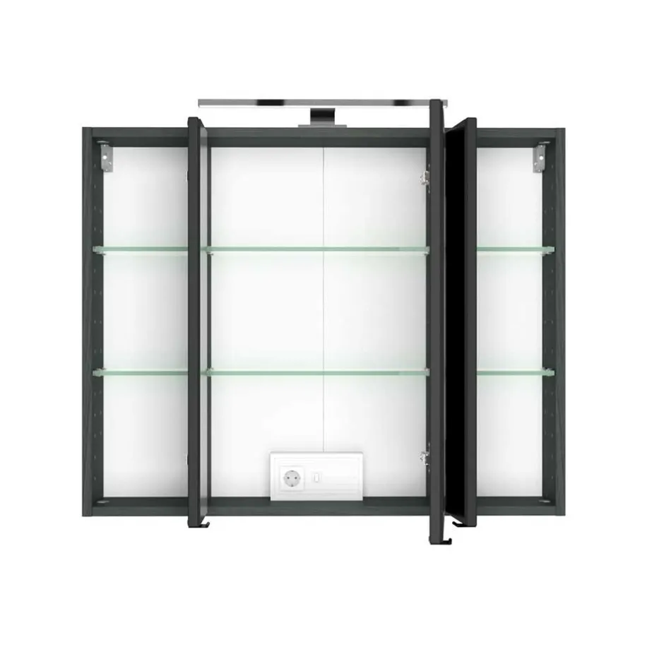 Set Waschplatz mit LED Spiegelschrank - Endely (zweiteilig)^Wohnen New