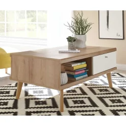 Set Wohnzimmer Einrichtung zweifarbig - Cablos (fünfteilig)^Wohnen Outlet