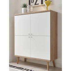 Set Wohnzimmermöbel im Skandi Design - Cablos II (fünfteilig)^Wohnen Discount