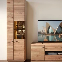 Wohnen Set Wohnzimmermöbel Wohnwand - Cassna (dreiteilig)