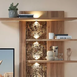 Wohnen Set Wohnzimmermöbel Wohnwand - Cassna (dreiteilig)