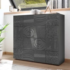 Wohnen Set Wohnzimmer-Schränke modern - Ipatal (dreiteilig)