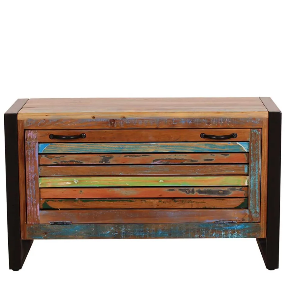 Shabby Chic Bank mit Schuhaufbewahrung - Vosbadus^Wohnen