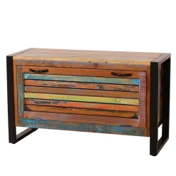 Shabby Chic Bank mit Schuhaufbewahrung - Vosbadus^Wohnen