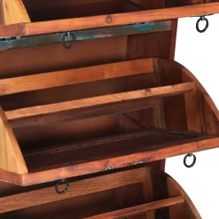 Shabby Chic Schuhschrank mit vier Klappen - Jamaica^Wohnen Sale