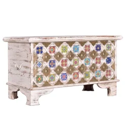 Shabby Chic Truhe in Antikweiß - Mirell^Wohnen Best