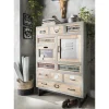 Wohnen Shabby Design Highboard aus Recyclingholz - Nuro