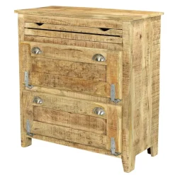 Shabby Design Schuhschrank mit 2 Klappen - Suennas^Wohnen Sale