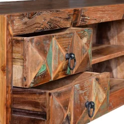 Wohnen Shabby Design TV Board aus Recyclingholz - Zeremonia