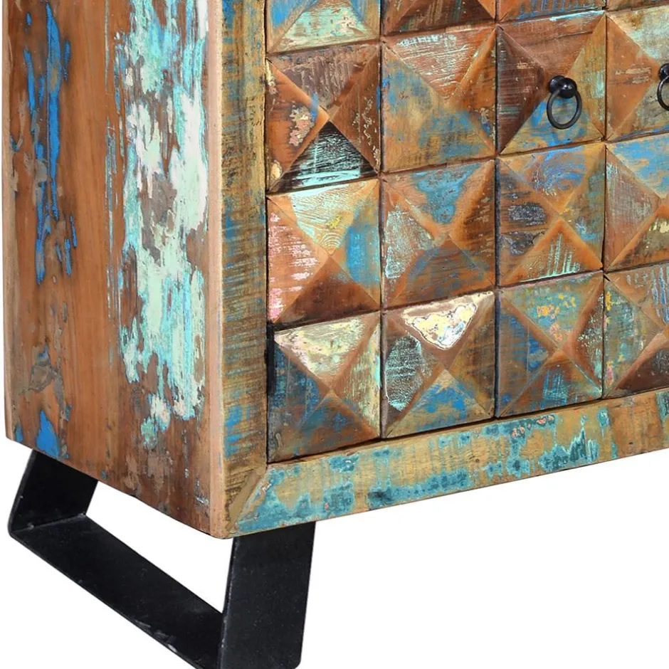 Shabby Design Vitrine aus Recyclingholz - Zeremonia^Wohnen Hot